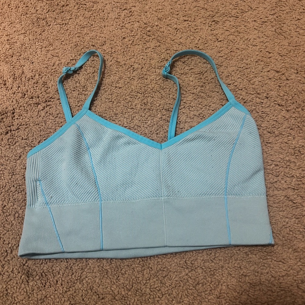 Offline sports bra, blue and teal color